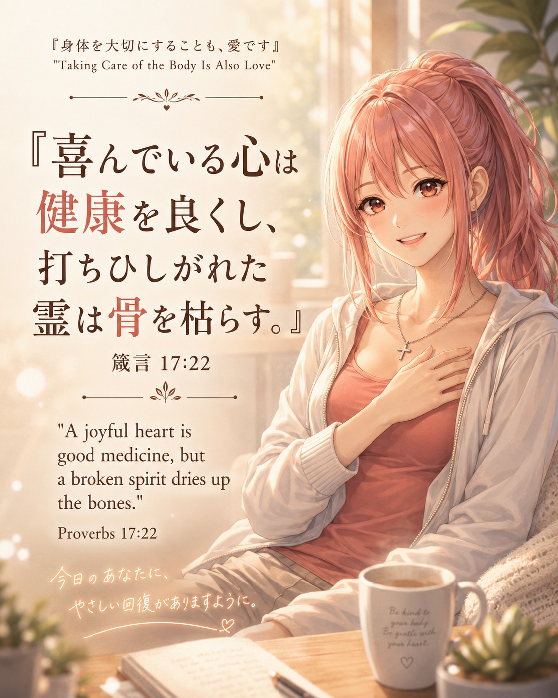 『身体を大切にすることも、愛です / Taking Care of the Body Is Also Love』English below👇️ の投稿画像