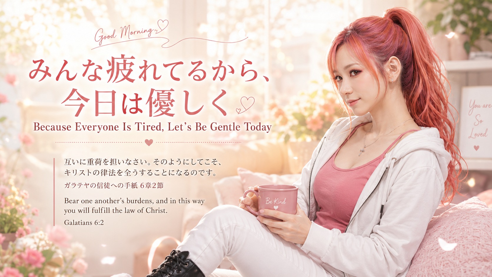 『みんな疲れてるから、今日は優しく Because Everyone Is Tired, Let’s Be Gentle Today』 の投稿画像