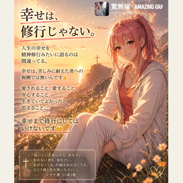 令和8年4月7日、聖書アプリを読んでいたら、この言葉が目にとまりました。 の見出し画像