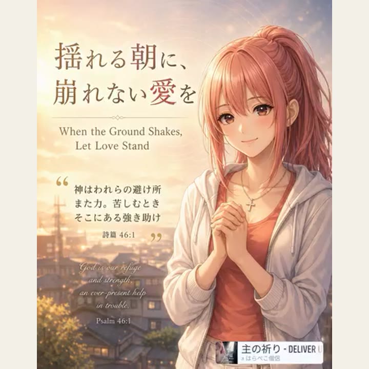 『揺れる朝に、崩れない愛を / When the Ground Shakes, Let Love Stand』 の見出し画像