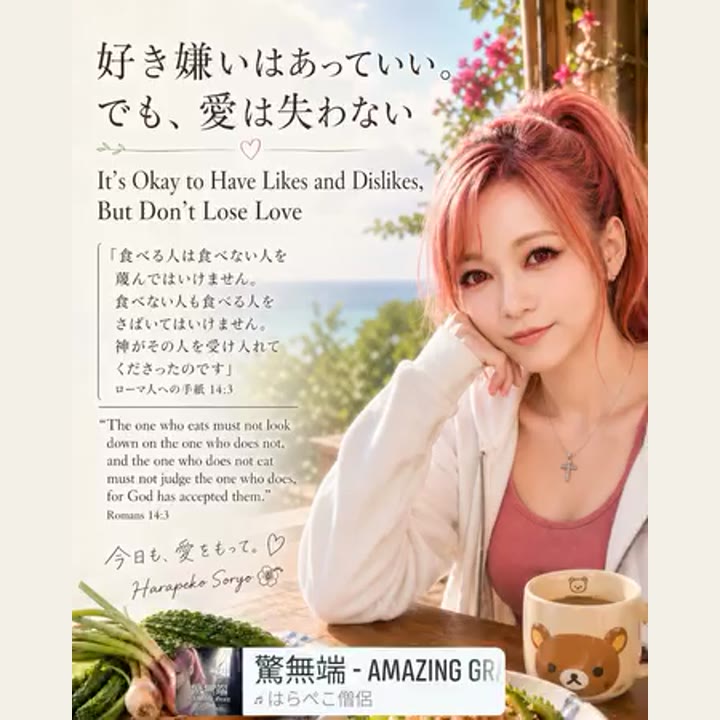 『好き嫌いはあっていい。でも、愛は失わない / It’s Okay to Have Likes and Dislikes, But Don’t Lose … の見出し画像