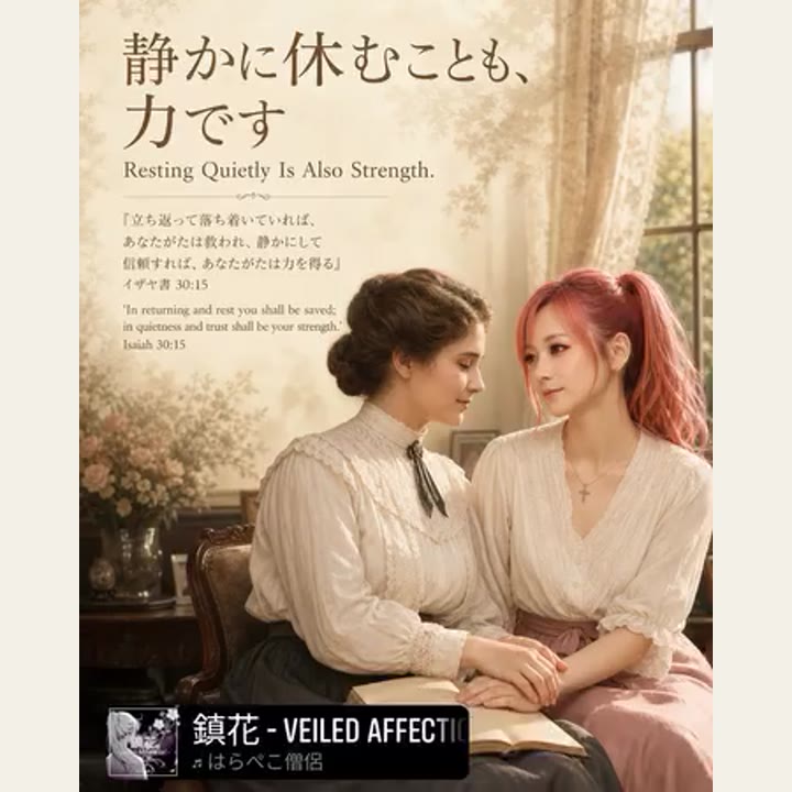 『静かに休むことも、力です / Resting Quietly Is Also Strength』English below👇️ の見出し画像