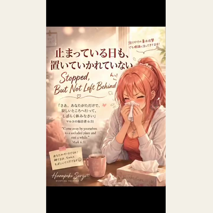 『止まっている日も、置いていかれていない / Stopped, But Not Left Behind』 の見出し画像